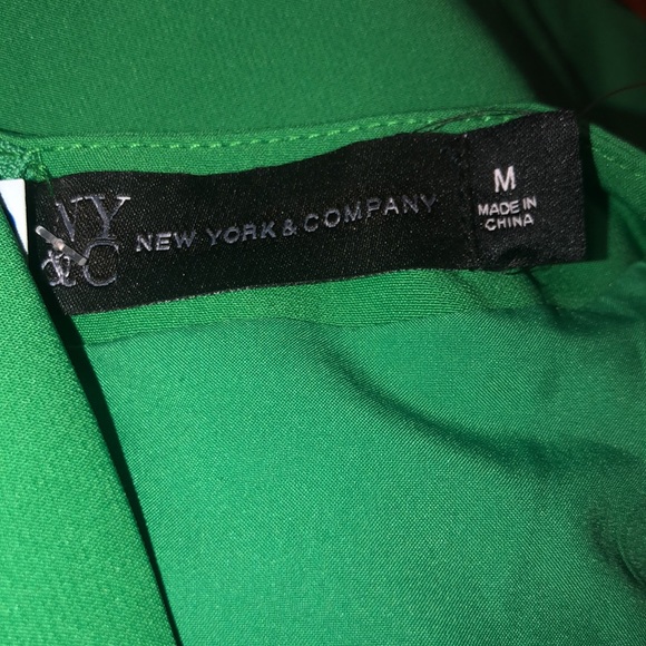 NEW YORK & COMPANY Flutter-Sleeve Belted Jumpsuit - Picture 7 of 7